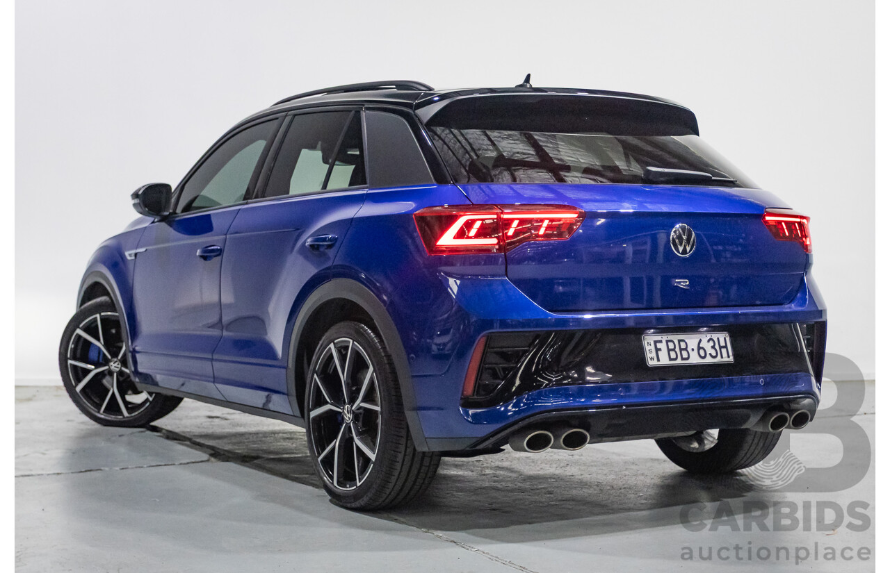 6/2023 Volkswagen T-Roc R (AWD) D1 MY23 4d Wagon Lapiz Blue Metallic Turbo 2.0L
