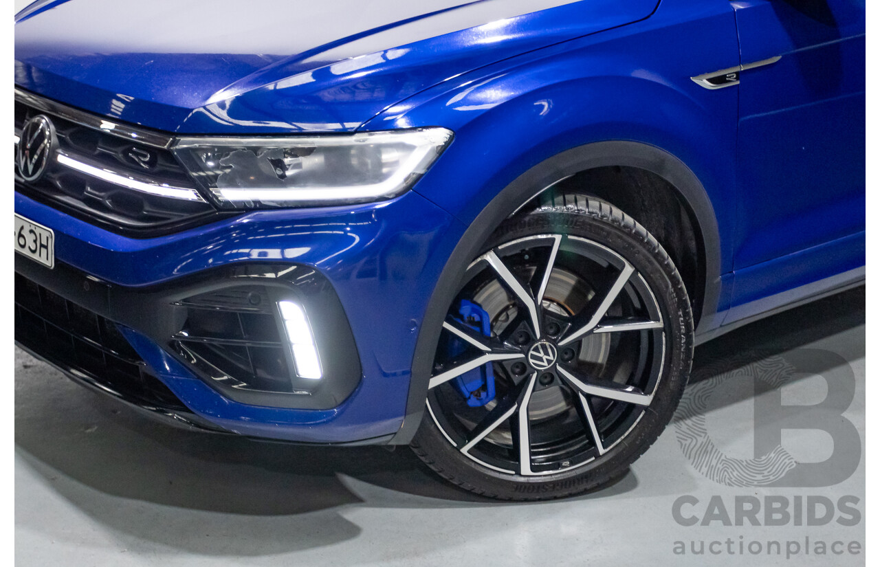 6/2023 Volkswagen T-Roc R (AWD) D1 MY23 4d Wagon Lapiz Blue Metallic Turbo 2.0L