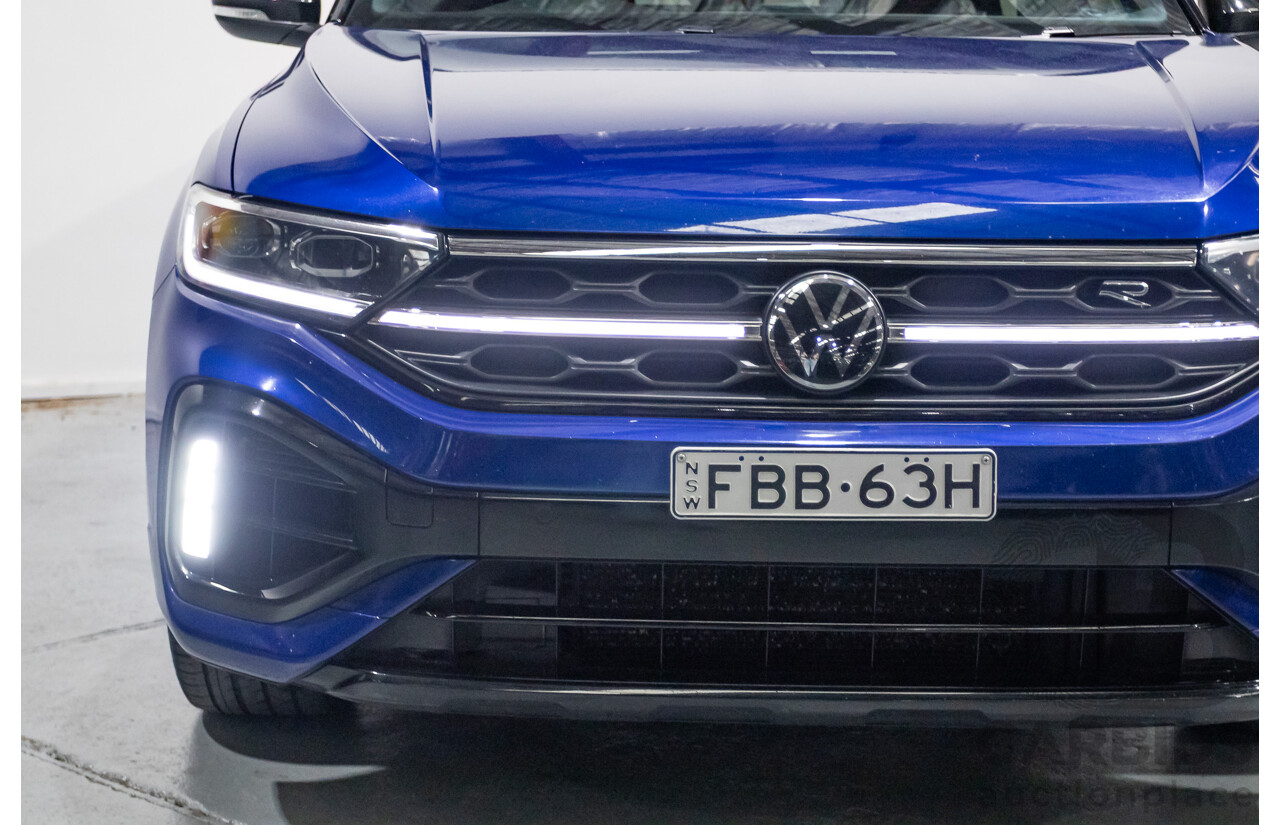 6/2023 Volkswagen T-Roc R (AWD) D1 MY23 4d Wagon Lapiz Blue Metallic Turbo 2.0L