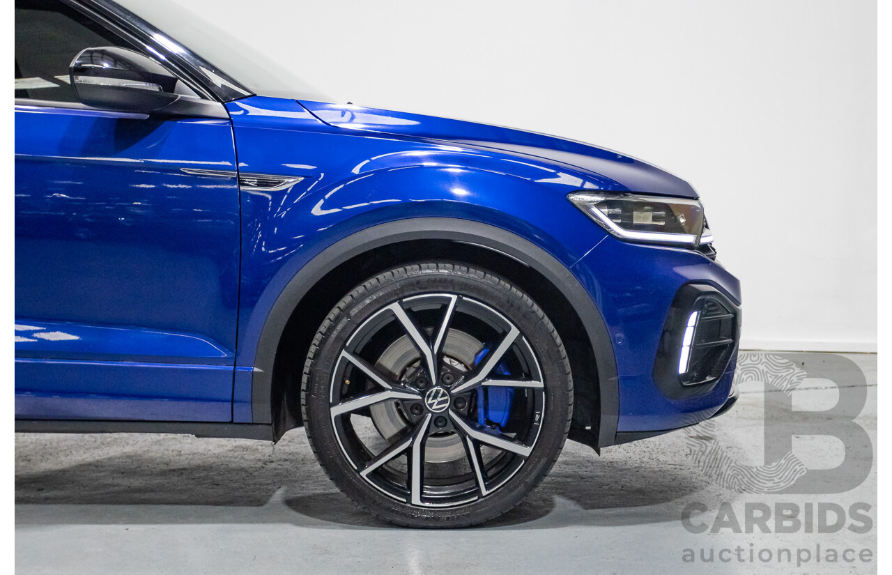 6/2023 Volkswagen T-Roc R (AWD) D1 MY23 4d Wagon Lapiz Blue Metallic Turbo 2.0L