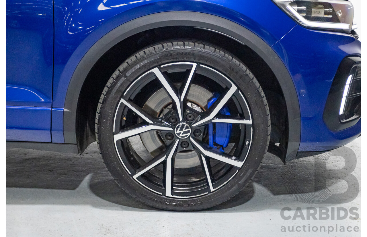 6/2023 Volkswagen T-Roc R (AWD) D1 MY23 4d Wagon Lapiz Blue Metallic Turbo 2.0L