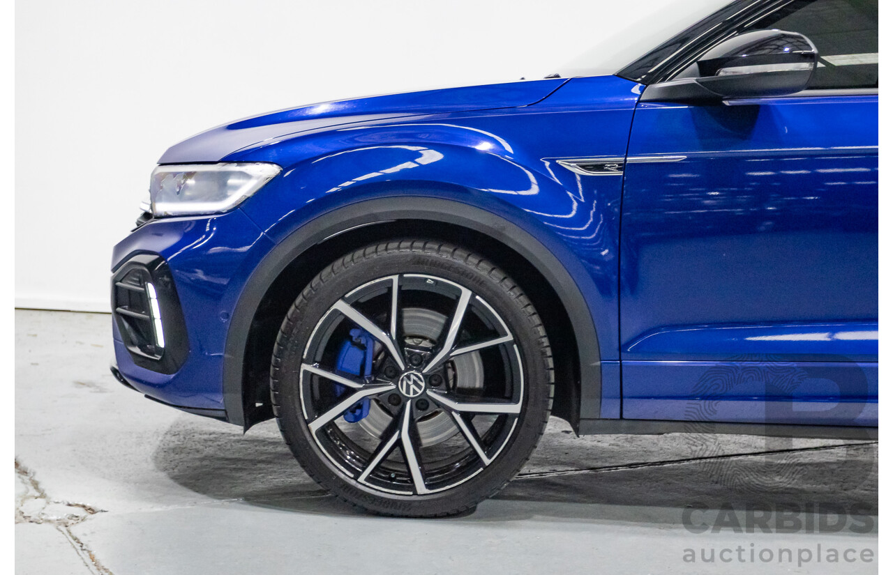 6/2023 Volkswagen T-Roc R (AWD) D1 MY23 4d Wagon Lapiz Blue Metallic Turbo 2.0L
