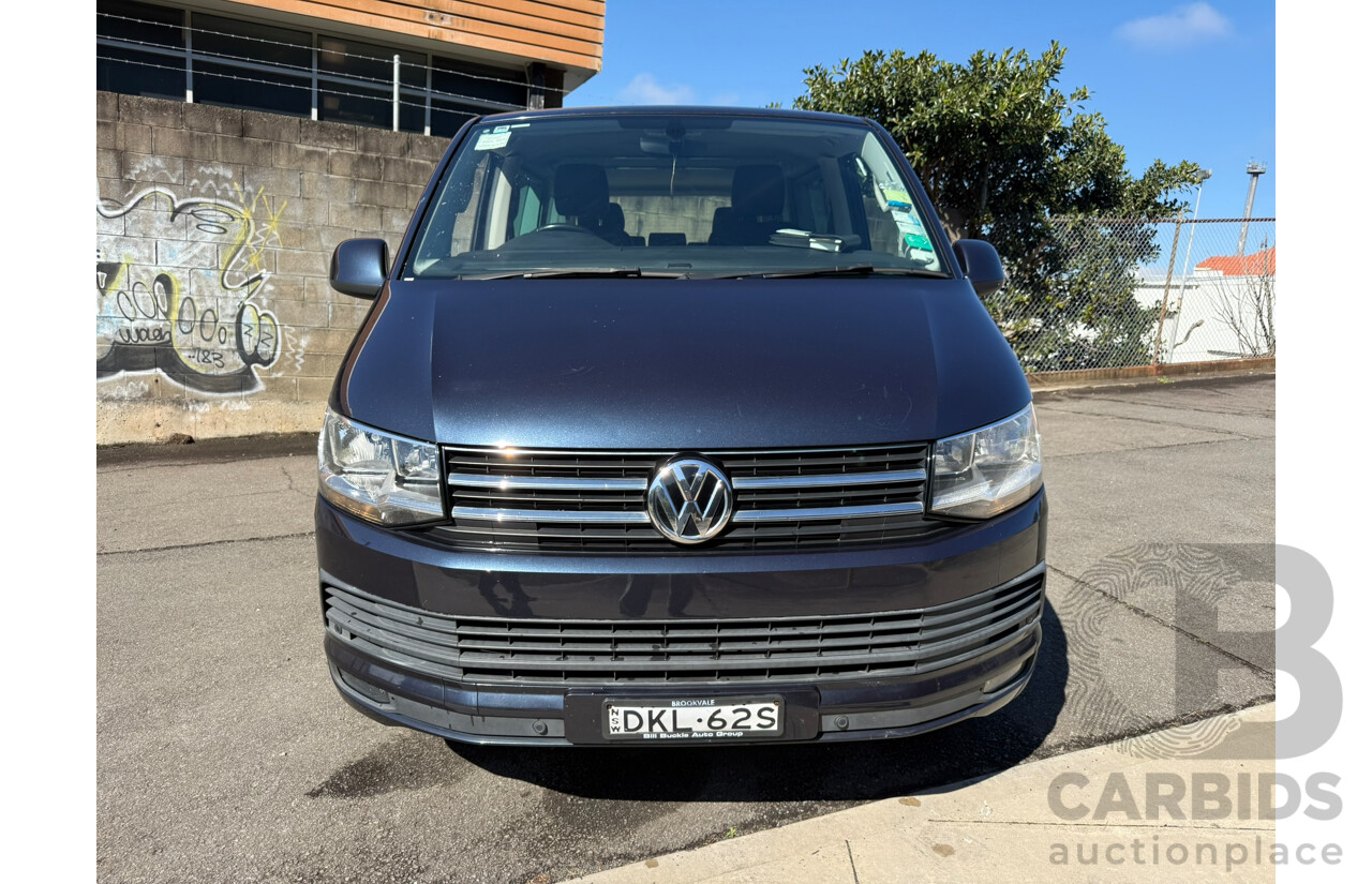 10/2016 Volkswagen Multivan Comfortline TDI340 LWB T6 MY17 4D Wagon Blue Turbo Diesel 2.0L