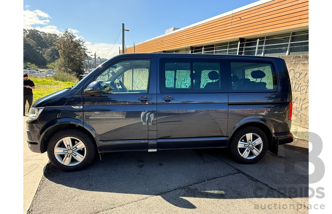 10/2016 Volkswagen Multivan Comfortline TDI340 LWB T6 MY17 4D Wagon Blue Turbo Diesel 2.0L