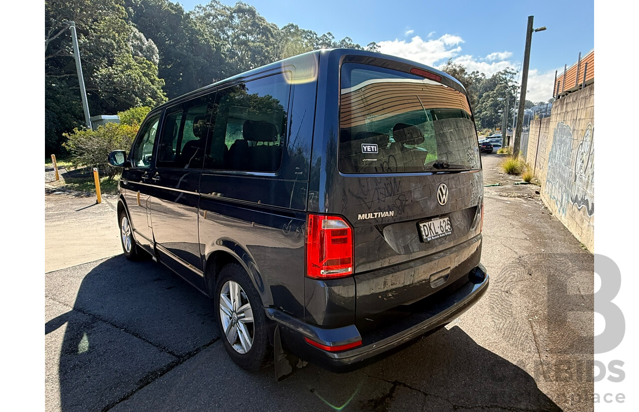 10/2016 Volkswagen Multivan Comfortline TDI340 LWB T6 MY17 4D Wagon Blue Turbo Diesel 2.0L