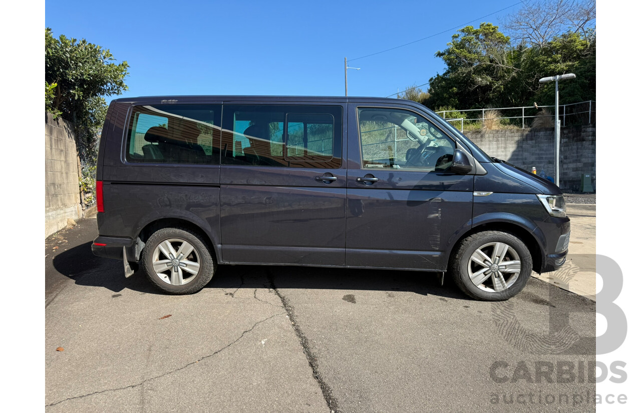10/2016 Volkswagen Multivan Comfortline TDI340 LWB T6 MY17 4D Wagon Blue Turbo Diesel 2.0L