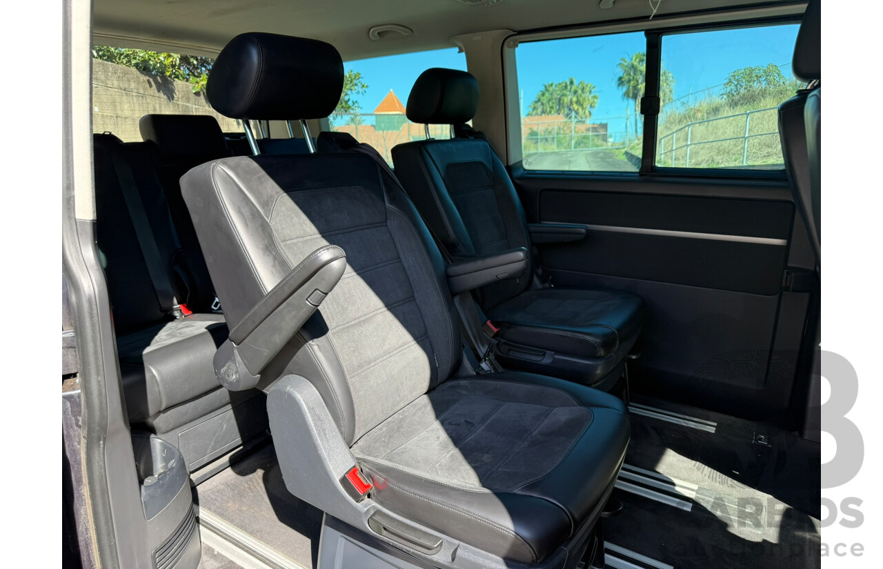 10/2016 Volkswagen Multivan Comfortline TDI340 LWB T6 MY17 4D Wagon Blue Turbo Diesel 2.0L