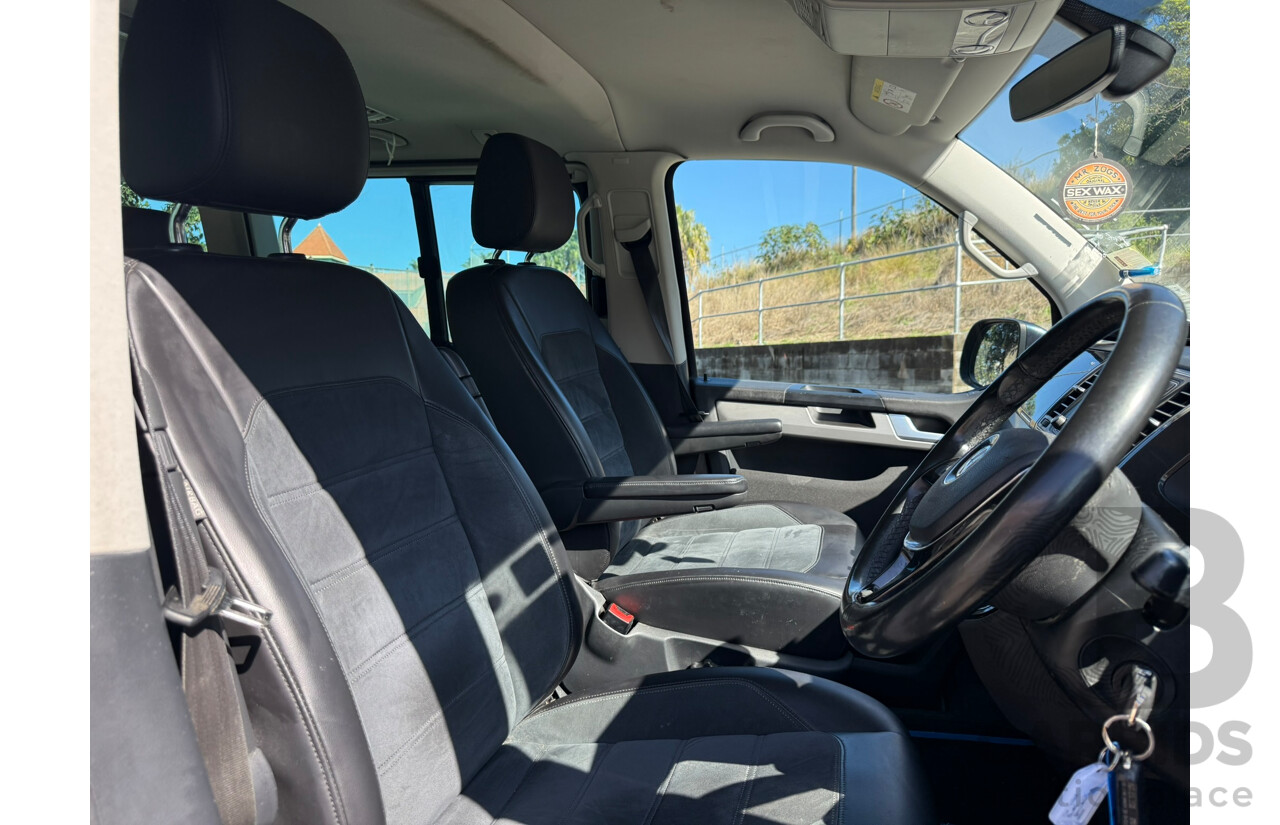 10/2016 Volkswagen Multivan Comfortline TDI340 LWB T6 MY17 4D Wagon Blue Turbo Diesel 2.0L