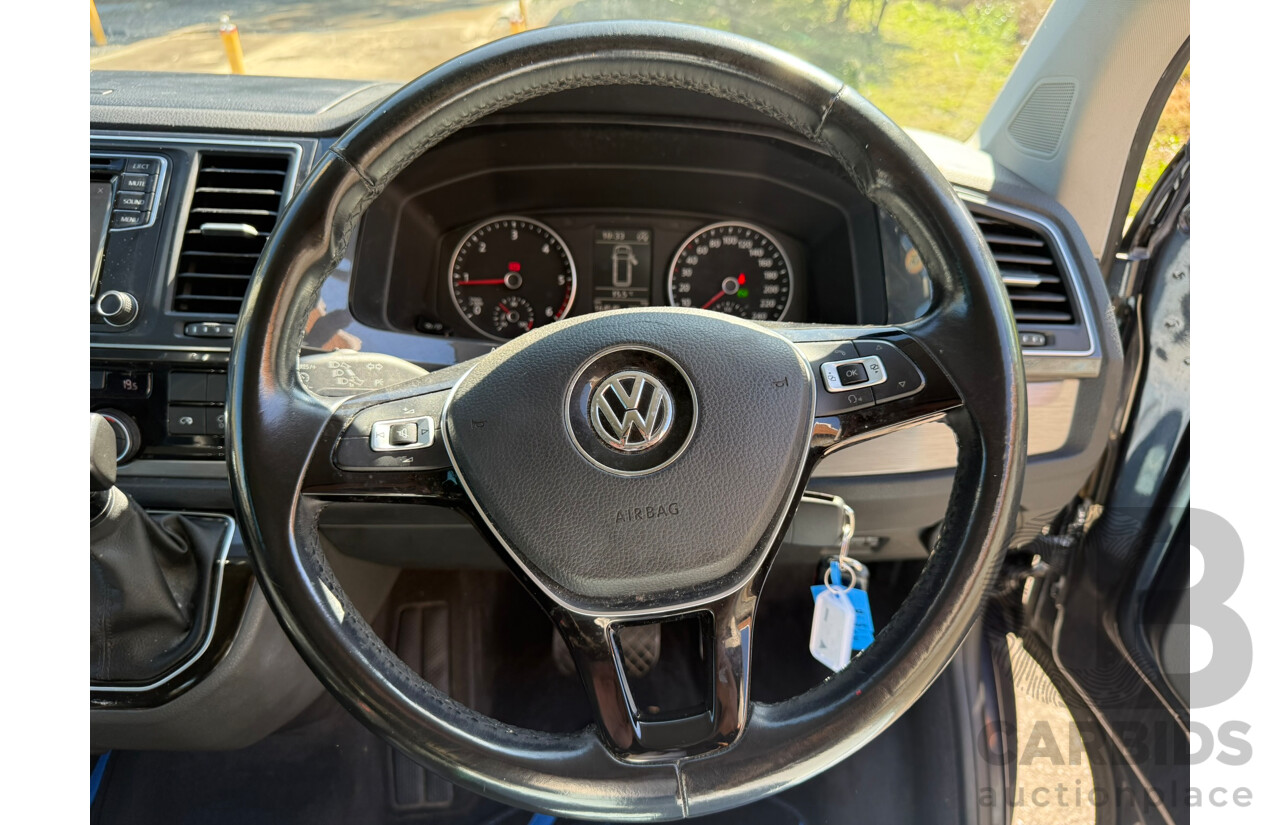 10/2016 Volkswagen Multivan Comfortline TDI340 LWB T6 MY17 4D Wagon Blue Turbo Diesel 2.0L