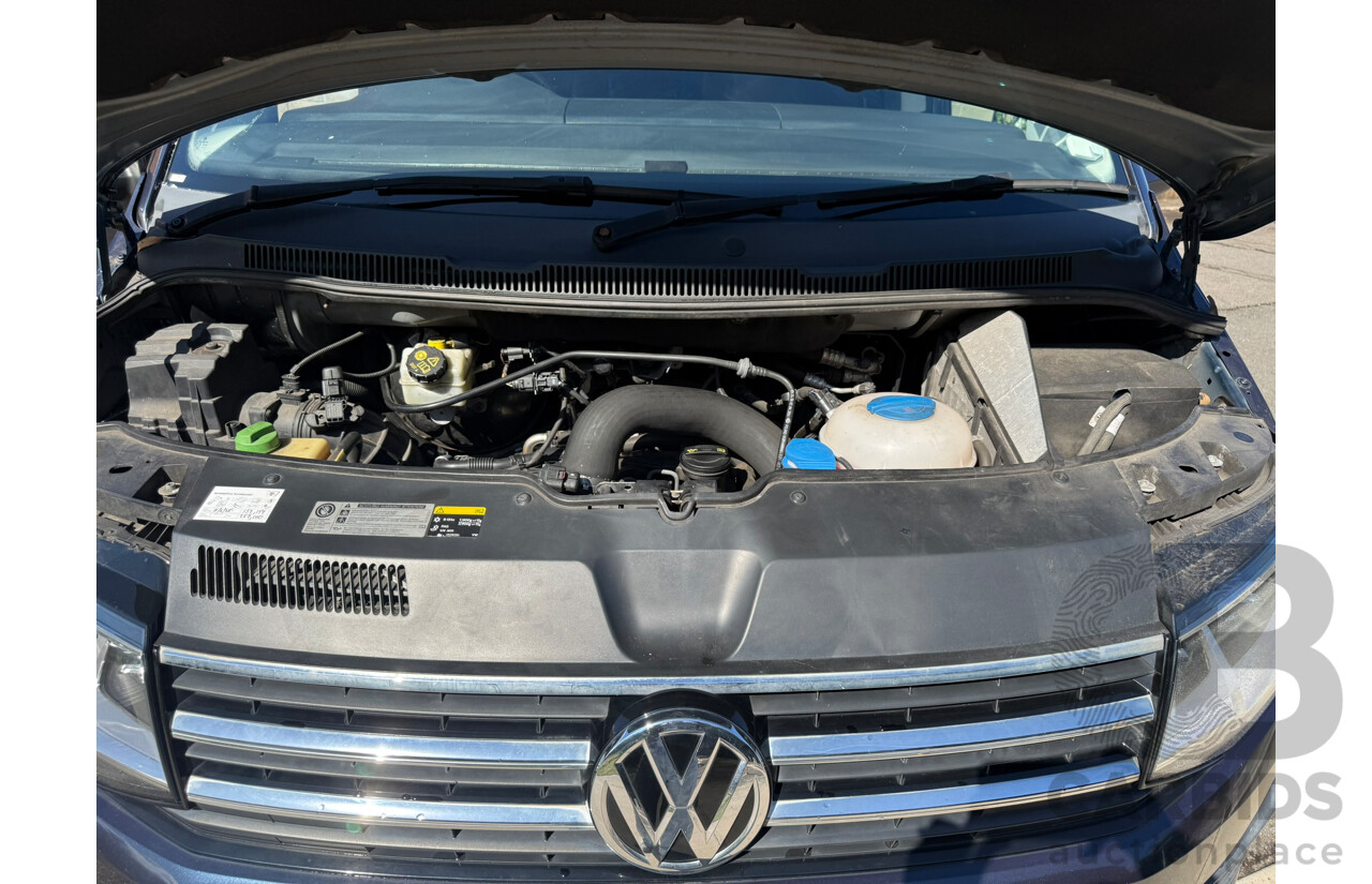 10/2016 Volkswagen Multivan Comfortline TDI340 LWB T6 MY17 4D Wagon Blue Turbo Diesel 2.0L