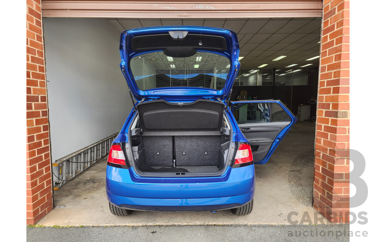 08/2015 Skoda Fabia 81 TSI NJ 5d Hatchback Blue 1.2L