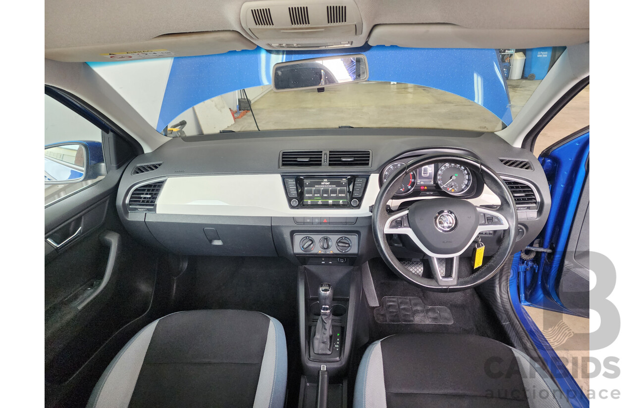 08/2015 Skoda Fabia 81 TSI NJ 5d Hatchback Blue 1.2L