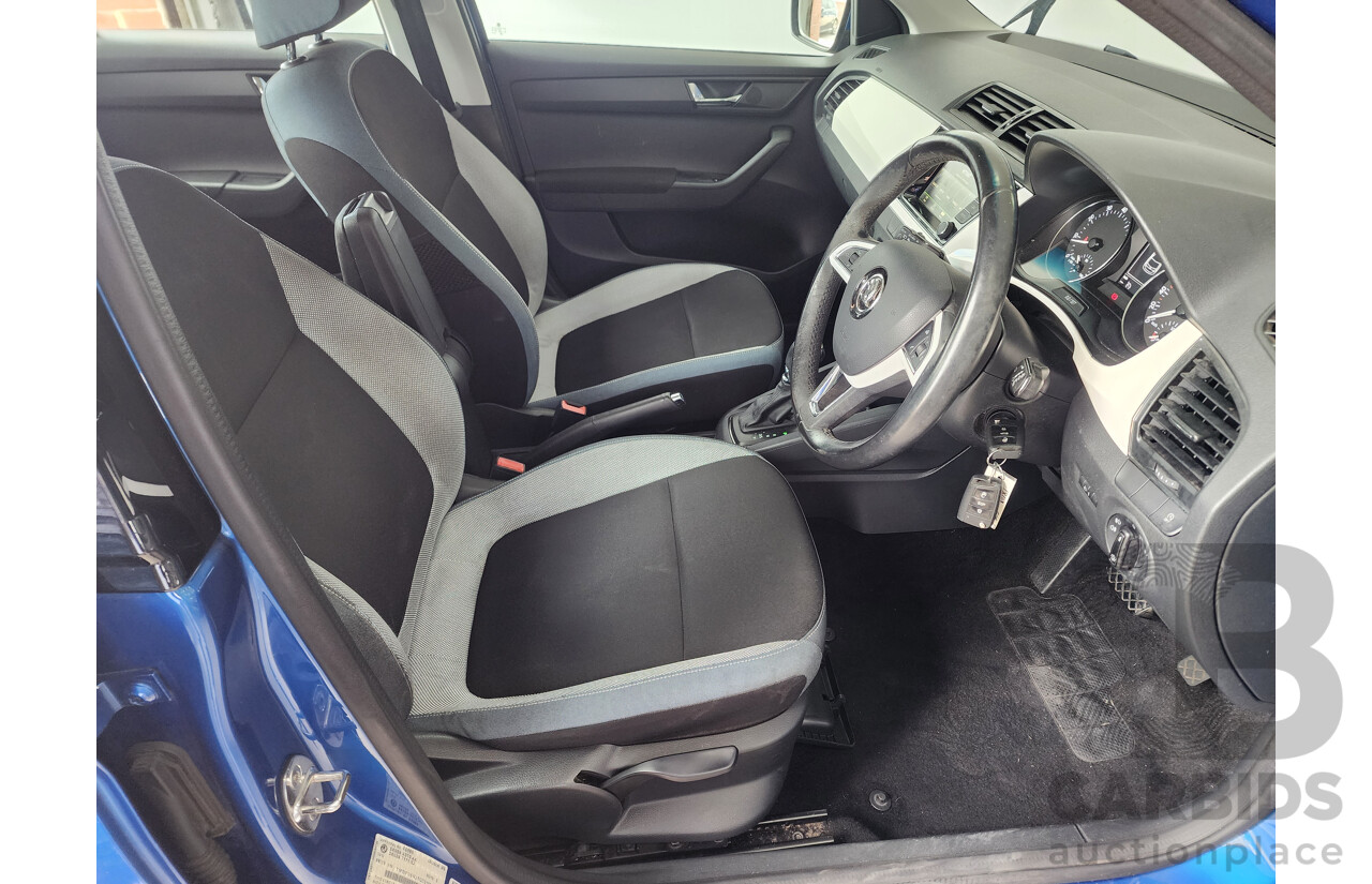 08/2015 Skoda Fabia 81 TSI NJ 5d Hatchback Blue 1.2L