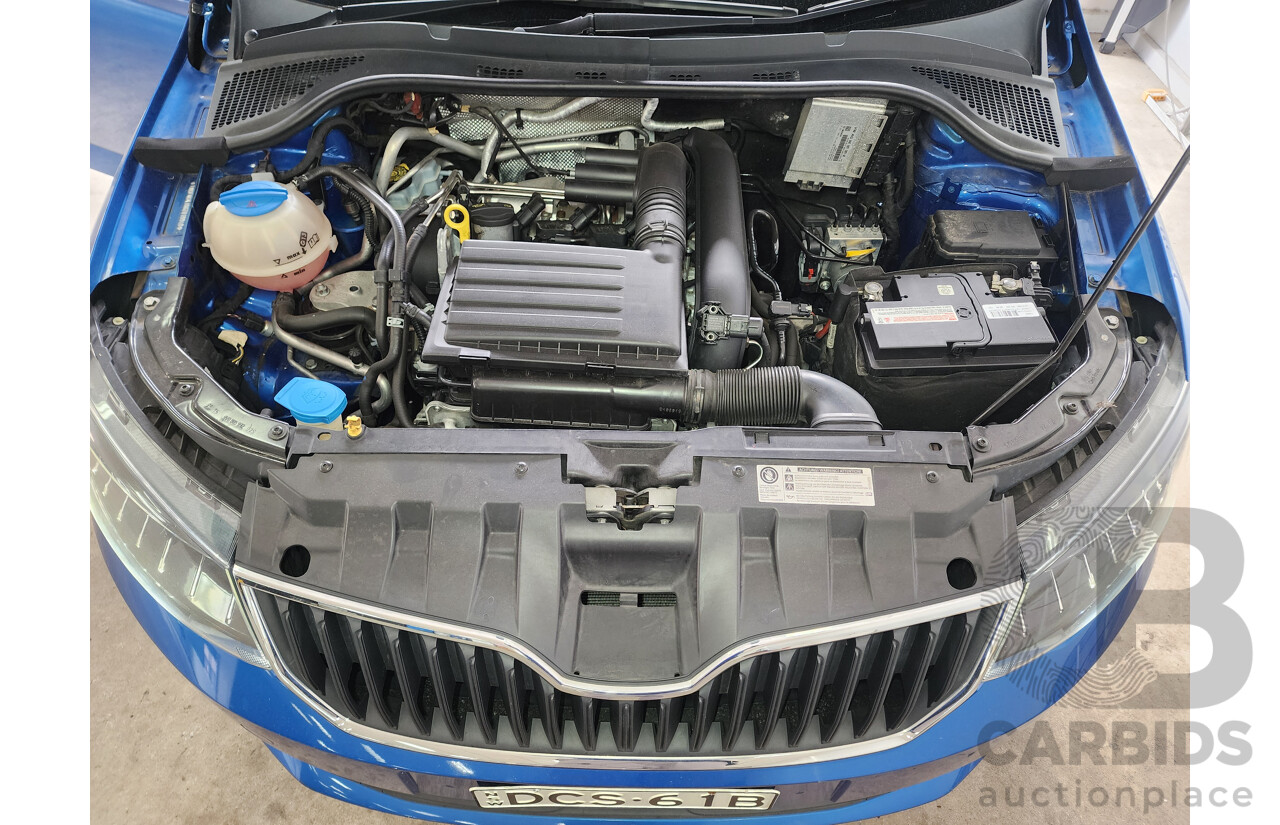 08/2015 Skoda Fabia 81 TSI NJ 5d Hatchback Blue 1.2L