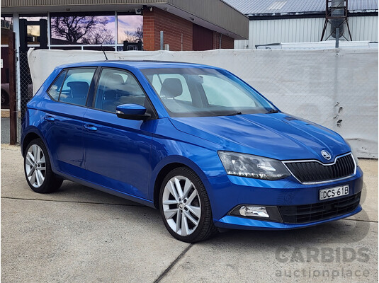 08/2015 Skoda Fabia 81 TSI NJ 5d Hatchback Blue 1.2L