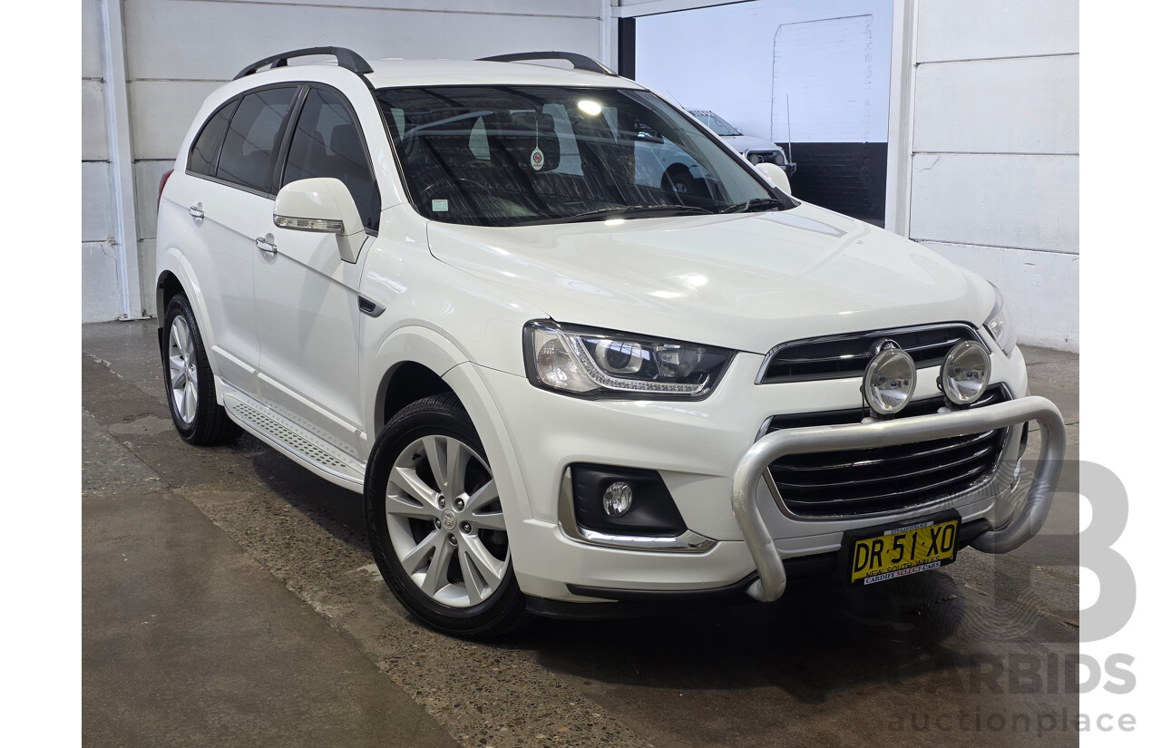 02/2016 Holden Captiva 7 LT (AWD) CG MY16 4d Wagon White 2.2L