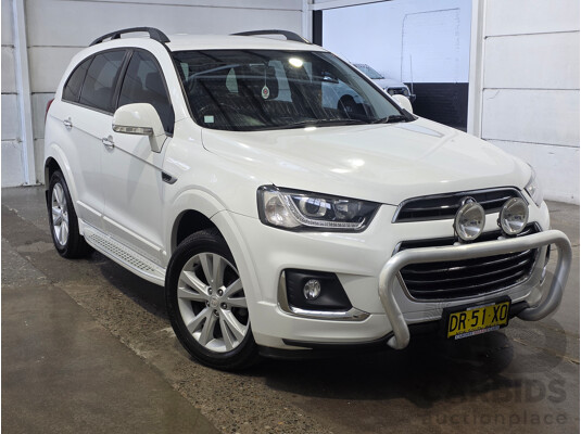 02/2016 Holden Captiva 7 LT (AWD) CG MY16 4d Wagon White 2.2L