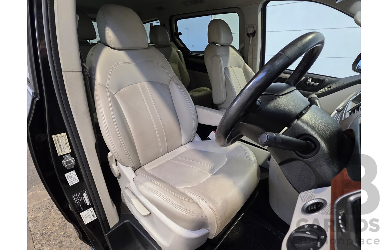 09/2016 Ldv G10 (RWD) SV7A 4d Wagon Black 2.0L 9 Seats