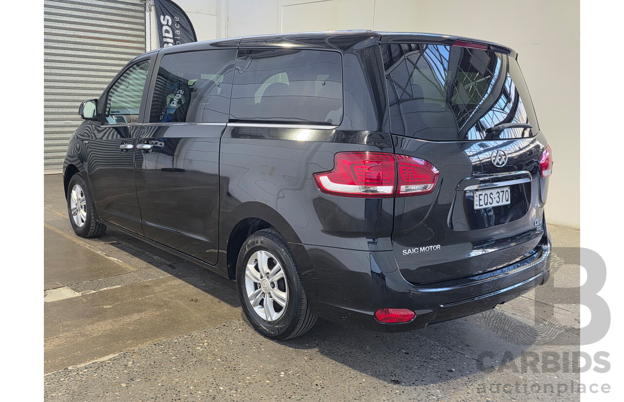 09/2016 Ldv G10 (RWD) SV7A 4d Wagon Black 2.0L 9 Seats