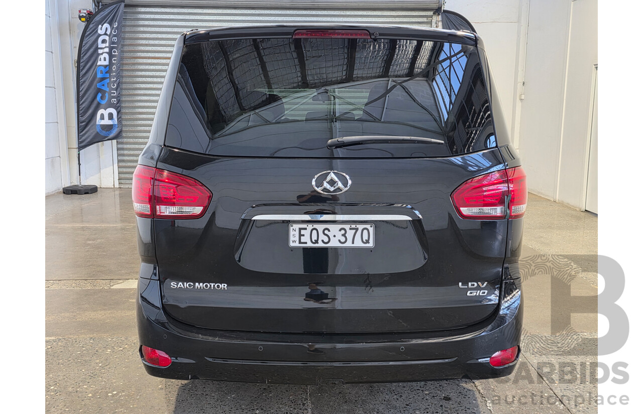 09/2016 Ldv G10 (RWD) SV7A 4d Wagon Black 2.0L 9 Seats