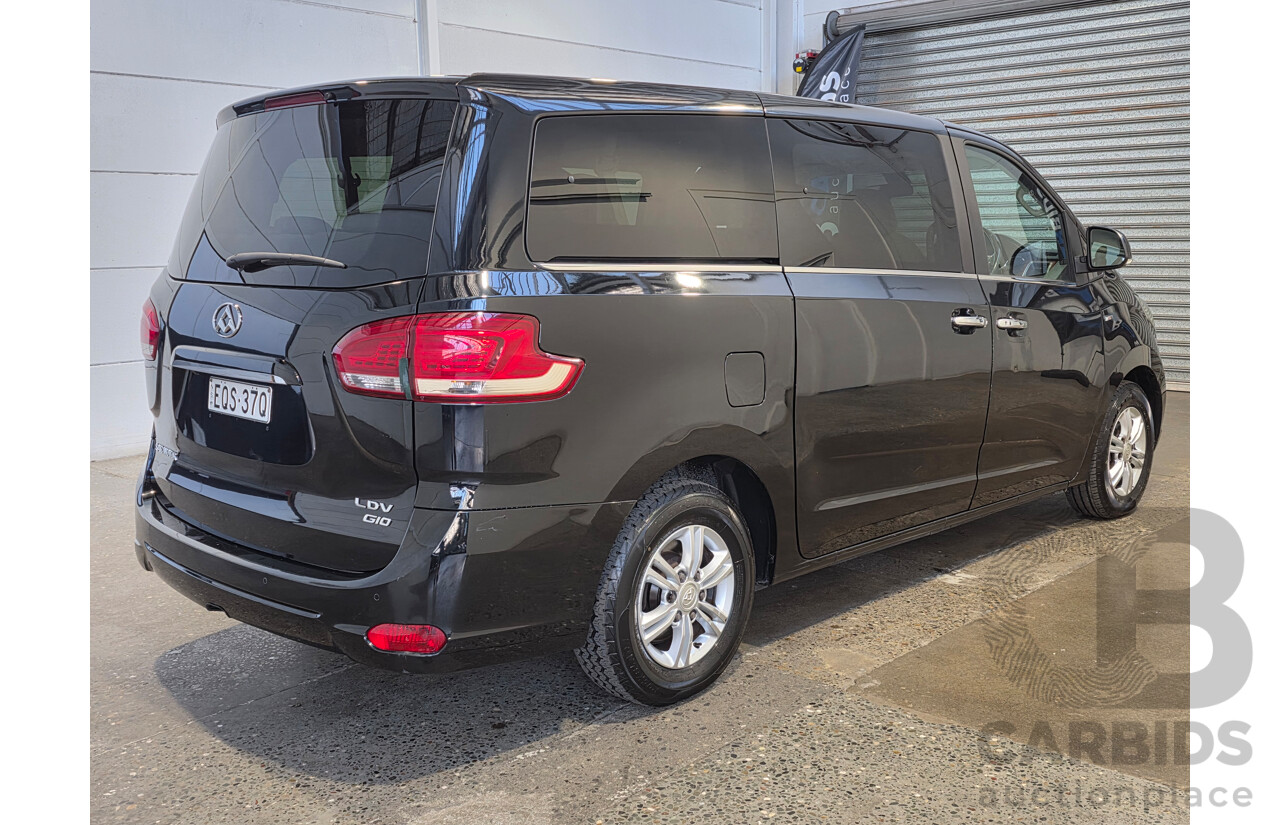 09/2016 Ldv G10 (RWD) SV7A 4d Wagon Black 2.0L 9 Seats