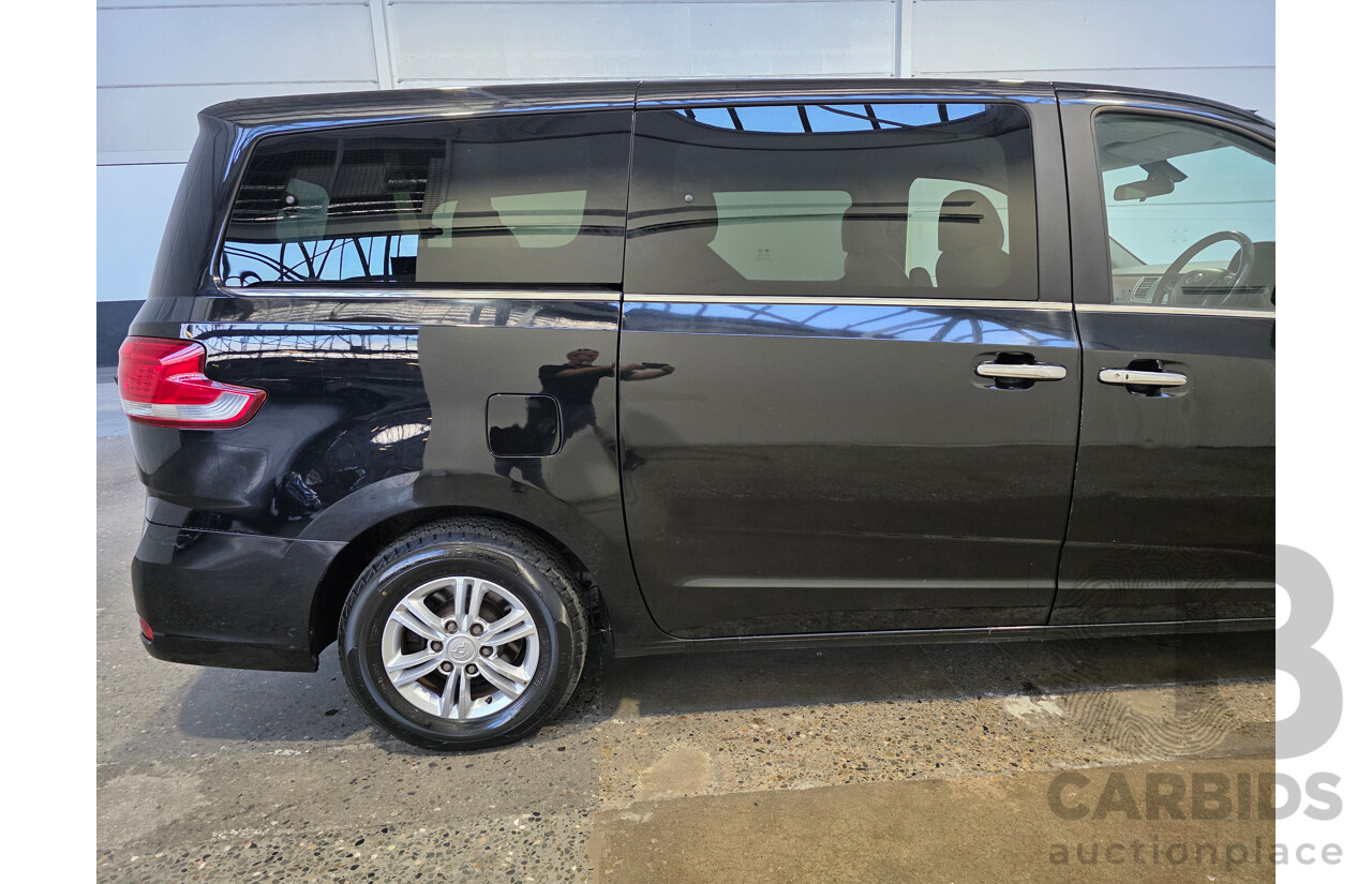 09/2016 Ldv G10 (RWD) SV7A 4d Wagon Black 2.0L 9 Seats