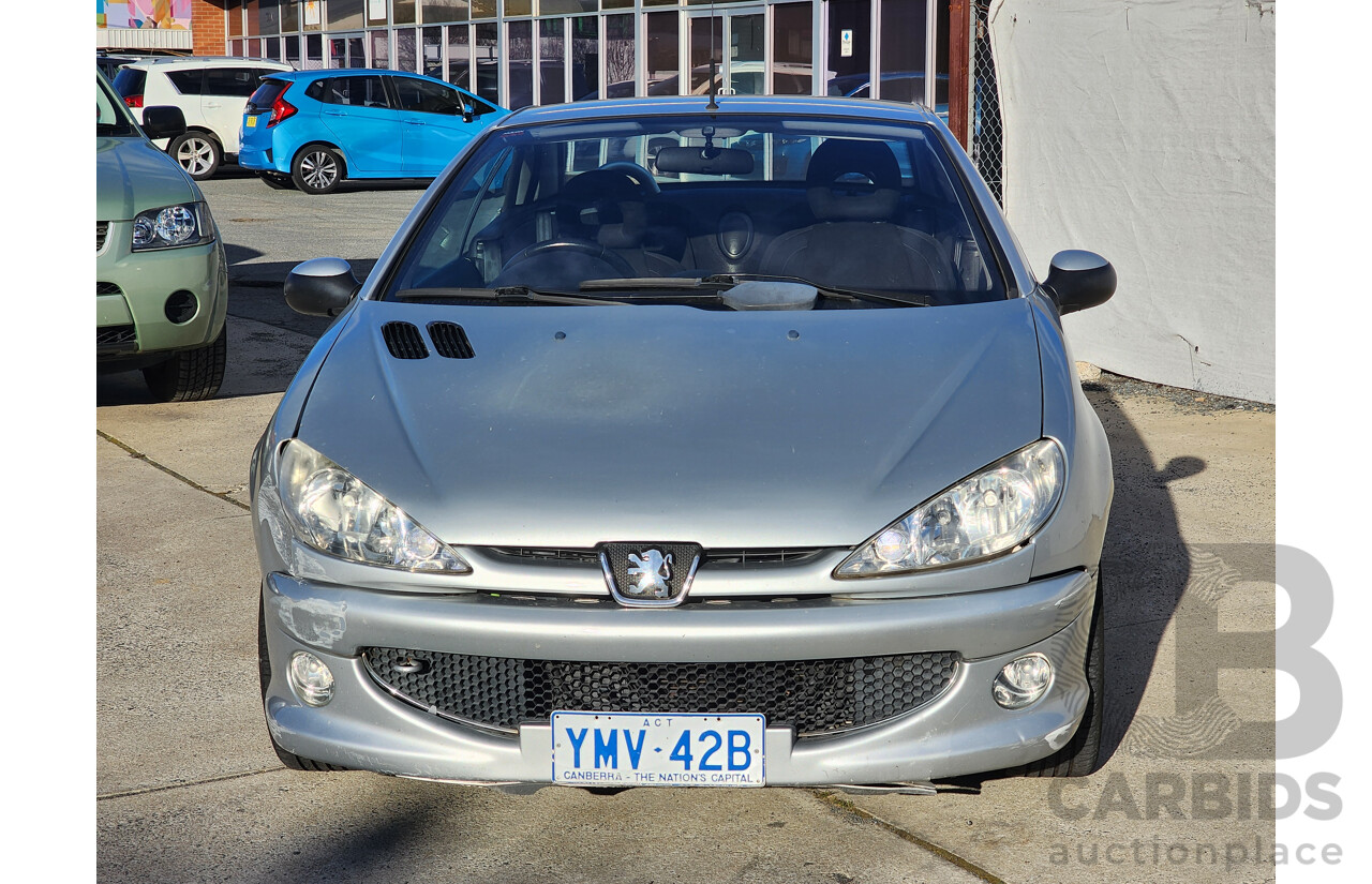 01/2007 Peugeot 206 CC 2d Cabriolet Silver 1.6L