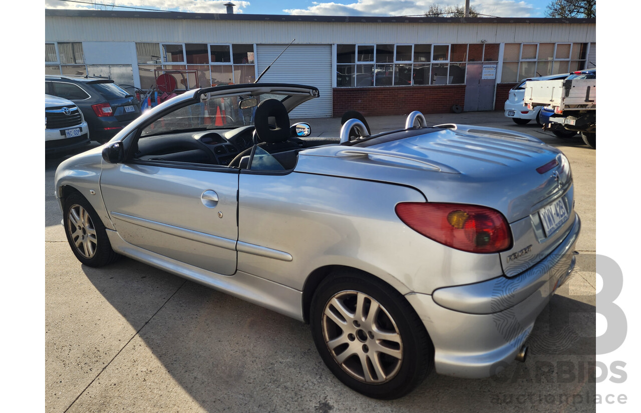 01/2007 Peugeot 206 CC  2d Cabriolet Silver 1.6L