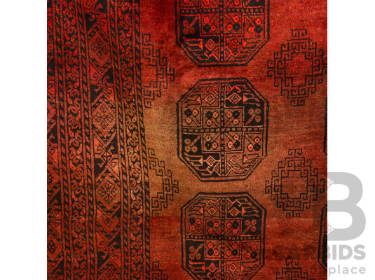 Hand Knotted Afghan Rug