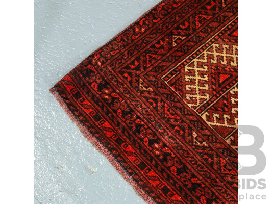 Hand Knotted Afghan Rug