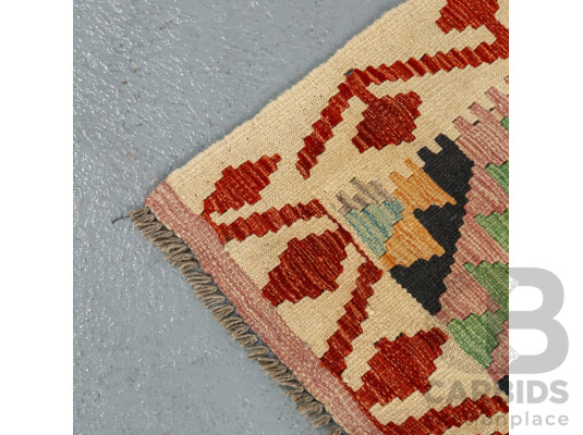 Hand Knotted Afghan Kilim Rug