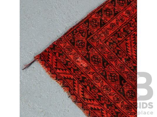Hand Knotted Afghan Rug