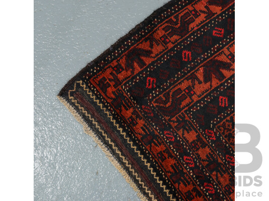 Hand Knotted Baluchi Rug