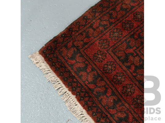 Hand Knotted Afghan Rug