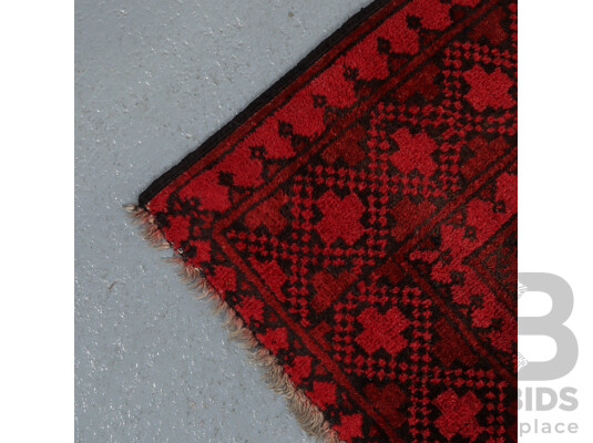 Hand Knotted Afghan Rug