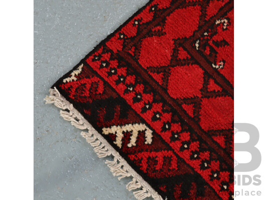 Hand Knotted Afghan Rug