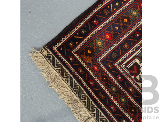 Hand Knotted Afghan Kazak Rug