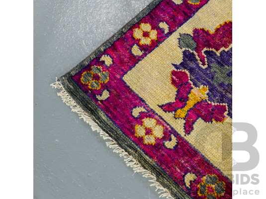 Large Hand Knotted Vaughn Wool Rug