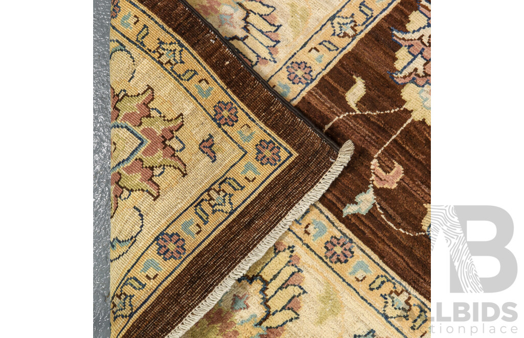 Hand Knotted Chobi Peshwar Rug