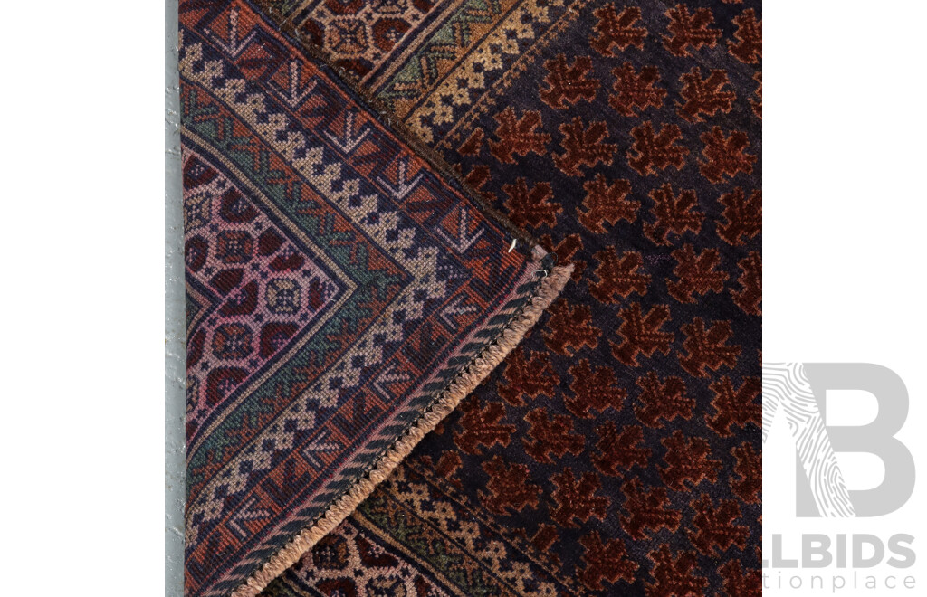 Hand Knotted Afghan Baluchi Rug