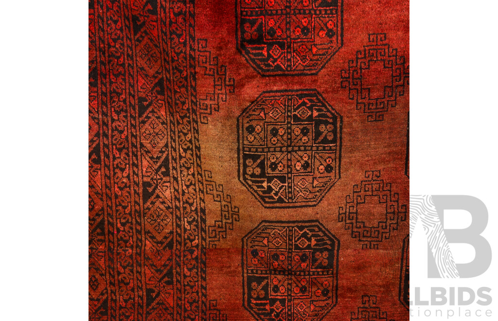 Hand Knotted Afghan Rug