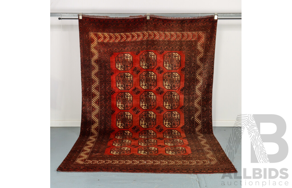 Hand Knotted Afghan Rug