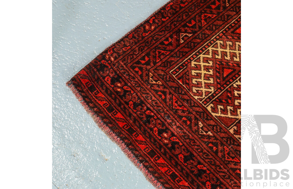 Hand Knotted Afghan Rug