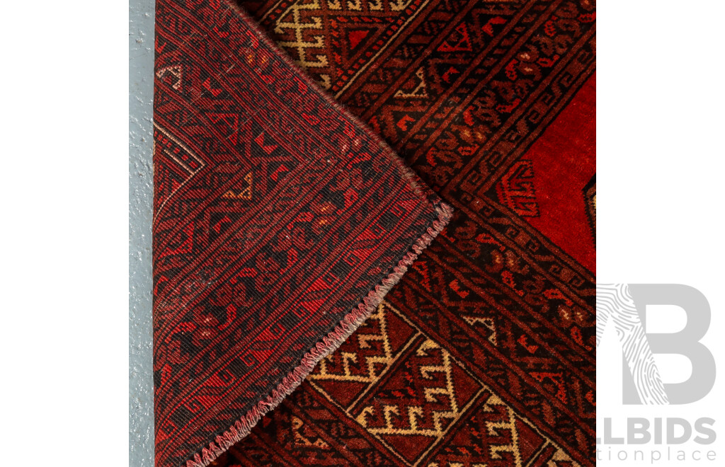 Hand Knotted Afghan Rug