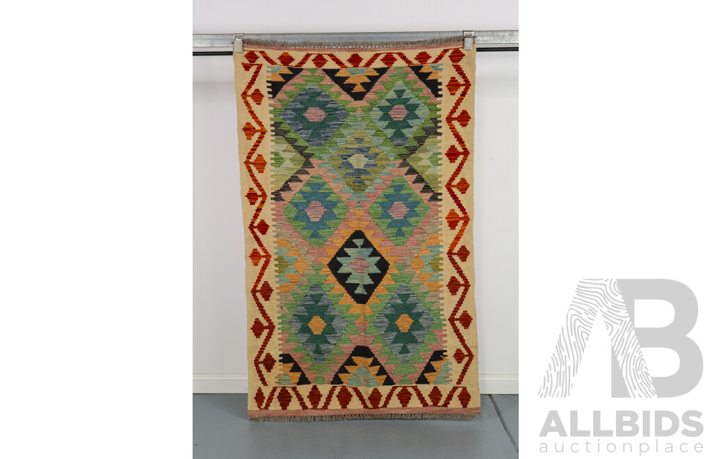 Hand Knotted Afghan Kilim Rug