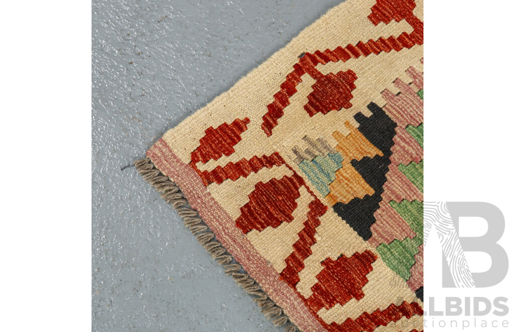 Hand Knotted Afghan Kilim Rug
