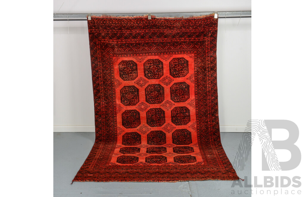Hand Knotted Afghan Rug