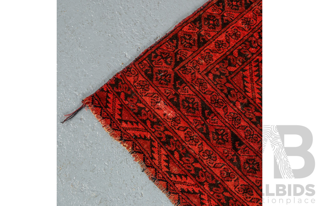 Hand Knotted Afghan Rug