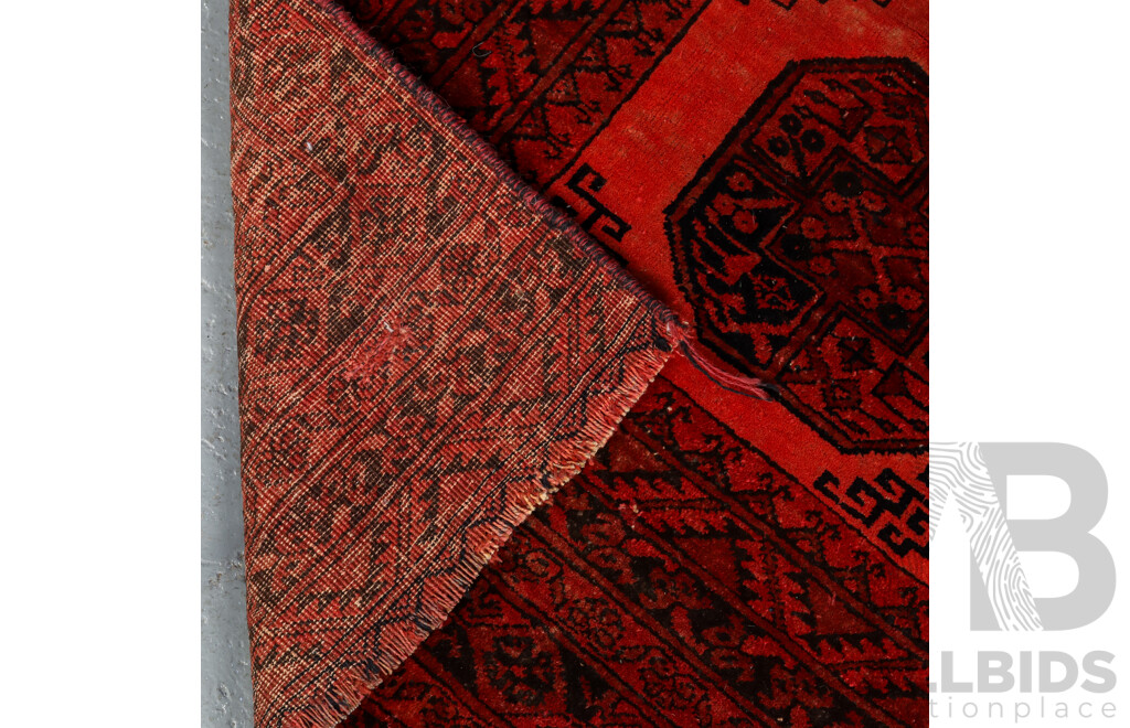Hand Knotted Afghan Rug