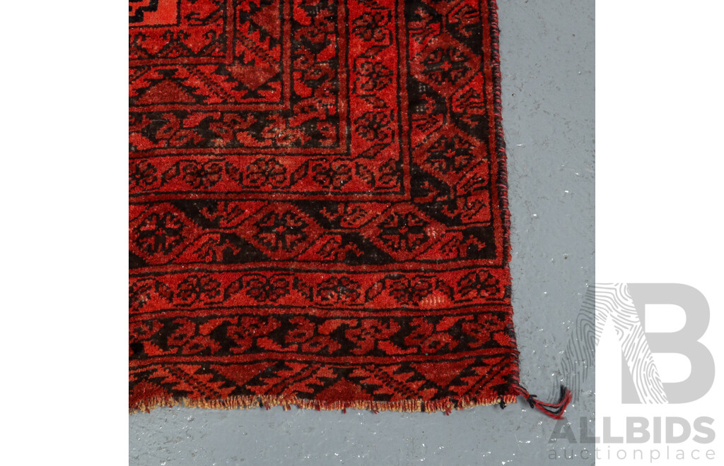 Hand Knotted Afghan Rug
